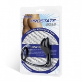 Стимулятор простаты с фиксацией эрекционным кольцом Prostate Gear - BlueLine - в Реутове купить с доставкой