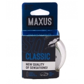 Классические презервативы в пластиковом кейсе MAXUS Classic - 3 шт. - Maxus - купить с доставкой в Реутове