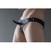 Черные трусики Better с анальной насадкой - 8 см. - Lola Games - купить с доставкой в Реутове