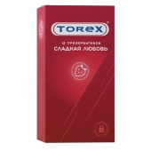 Презервативы Torex  Сладкая любовь  с ароматом клубники - 12 шт. - Torex - купить с доставкой в Реутове