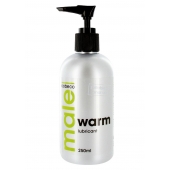 Лубрикант с согревающим эффектом MALE Cobeco Warm Lubricant - 250 мл. - Cobeco - купить с доставкой в Реутове