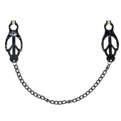 Зажимы на соски Darkside с цепочкой - Lola Games - купить с доставкой в Реутове