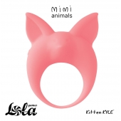 Оранжевое эрекционное кольцо Kitten Kyle - Lola Games - в Реутове купить с доставкой