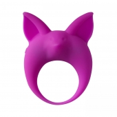 Фиолетовое эрекционное кольцо Kitten Kyle - Lola Games - в Реутове купить с доставкой