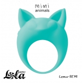 Зеленое эрекционное кольцо Lemur Remi - Lola Games - в Реутове купить с доставкой