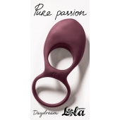 Бордовое эрекционное виброкольцо Daydream - Lola Games - в Реутове купить с доставкой