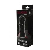 Черная веревка для шибари DELUXE BONDAGE ROPE - 5 м. - Dream Toys - купить с доставкой в Реутове
