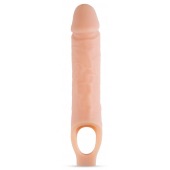 Телесный реалистичный фаллоудлинитель 10 Inch Silicone Cock Sheath Penis Extender - 25,4 см. - Blush Novelties - в Реутове купить с доставкой