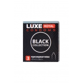 Черные презервативы LUXE Royal Black Collection - 3 шт. - Luxe - купить с доставкой в Реутове