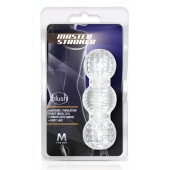 Прозрачный фигурный мастурбатор Master Stroker - Blush Novelties - в Реутове купить с доставкой