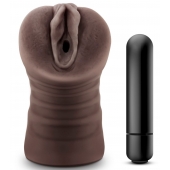 Коричневый мастурбатор-вагина Hot Chocolate Brianna - Blush Novelties - в Реутове купить с доставкой