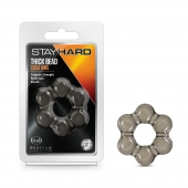 Дымчатое эрекционное кольцо Stay Hard Thick Bead Cock Ring - Blush Novelties - в Реутове купить с доставкой