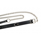 Черный ошейник с поводком Wild - Lola Games - купить с доставкой в Реутове