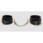 Черные оковы на ноги Bound to You Faux Leather Ankle Cuffs - Fifty Shades of Grey - купить с доставкой в Реутове