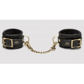 Черные наручники Bound to You Faux Leather Wrist Cuffs - Fifty Shades of Grey - купить с доставкой в Реутове