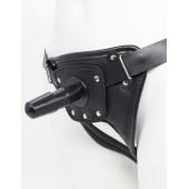 Черный пояс для насадок CLASS STRAP Restyling - LOVETOY (А-Полимер) - купить с доставкой в Реутове