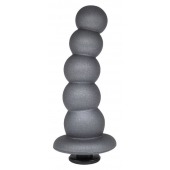 Черная насадка-елочка PLATINUM 6  - 17 см. - LOVETOY (А-Полимер) - купить с доставкой в Реутове