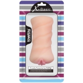 Телесный мастурбатор-вагина X-Basic Pocket Pussy без вибрации - Lovetoy - в Реутове купить с доставкой