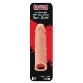 Телесная насадка EXTENDER WITH BALL STRAP 6.5 - 17 см. - Dream Toys - в Реутове купить с доставкой