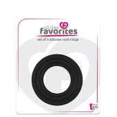 Набор из 3 эрекционных колец SILICONE COCKRINGS - Dream Toys - в Реутове купить с доставкой