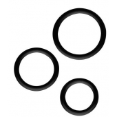 Набор из 3 эрекционных колец SILICONE COCKRINGS - Dream Toys - в Реутове купить с доставкой