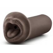 Коричневый мастурбатор-ротик Naughty Nicole - Blush Novelties - в Реутове купить с доставкой