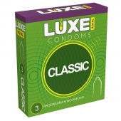 Гладкие презервативы LUXE Royal Classic - 3 шт. - Luxe - купить с доставкой в Реутове
