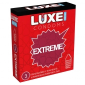 Текстурированные презервативы LUXE Royal Extreme - 3 шт. - Luxe - купить с доставкой в Реутове