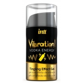 Жидкий интимный гель с эффектом вибрации Vibration! Vodka Energy - 15 мл. - INTT - купить с доставкой в Реутове
