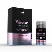 Жидкий интимный гель с эффектом вибрации Vibration! Bubble Gum - 15 мл. - INTT - купить с доставкой в Реутове