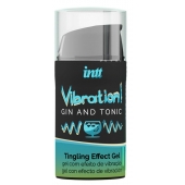 Жидкий интимный гель с эффектом вибрации Vibration! Gin   Tonic - 15 мл. - INTT - купить с доставкой в Реутове