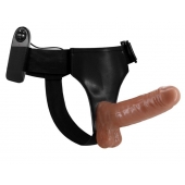 Страпон на трусиках с вибрацией Ultra Passionate Harness - 16 см. - Baile - купить с доставкой в Реутове