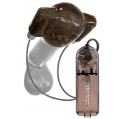 Дымчатый вибростимулятор головки пениса Dual Vibrating Head Teaser - Pipedream - в Реутове купить с доставкой