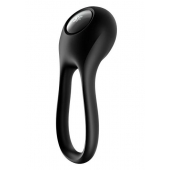 Черное эрекционное виброкольцо Majestic Duo - Satisfyer - в Реутове купить с доставкой