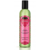 Массажное масло Naturals Strawberry Dreams с ароматом клубники - 236 мл. - Kama Sutra - купить с доставкой в Реутове