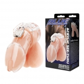 Прозрачная клетка целомудрия Acrylic See-thru Chastity Cage - BlueLine - купить с доставкой в Реутове