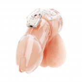Прозрачная клетка целомудрия Acrylic See-thru Chastity Cage - BlueLine - купить с доставкой в Реутове