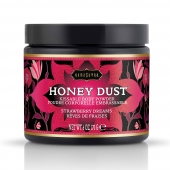 Пудра для тела Honey Dust Body Powder с ароматом клубники - 170 гр. - Kama Sutra - купить с доставкой в Реутове