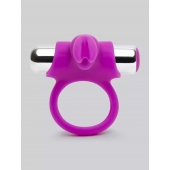 Лиловое виброкольцо с пультом ДУ Remote Control Cock Ring - Happy Rabbit - в Реутове купить с доставкой