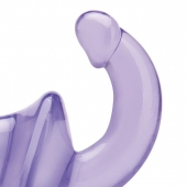 Фиолетовый безремневой страпон Strapless Strap-On - Lux Fetish - купить с доставкой в Реутове