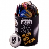 Текстурированные презервативы в кейсе MAXUS So Much Sex - 100 шт. - Maxus - купить с доставкой в Реутове