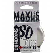 Экстремально тонкие презервативы в железном кейсе MAXUS Extreme Thin - 3 шт. - Maxus - купить с доставкой в Реутове