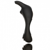 Черное эрекционное кольцо с двумя моторами Zeus Dual Vibe Cock Ring - FeelzToys - в Реутове купить с доставкой