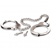 Металлические наручники Metal Leg Cuffs - Pipedream - купить с доставкой в Реутове