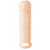 Телесный фаллоудлинитель Homme Long - 15,5 см. - Lola Games - в Реутове купить с доставкой