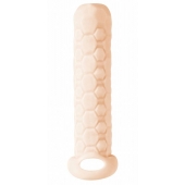 Телесный фаллоудлинитель Homme Long - 13,5 см. - Lola Games - в Реутове купить с доставкой