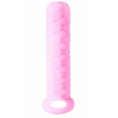 Розовый фаллоудлинитель Homme Long - 13,5 см. - Lola Games - в Реутове купить с доставкой