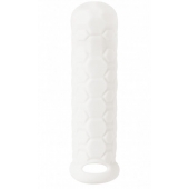 Белый фаллоудлинитель Homme Long - 15,5 см. - Lola Games - в Реутове купить с доставкой