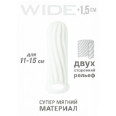 Белый фаллоудлинитель Homme Wide - 13 см. - Lola Games - в Реутове купить с доставкой