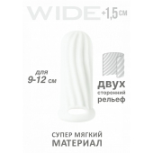 Белый фаллоудлинитель Homme Wide - 11 см. - Lola Games - в Реутове купить с доставкой